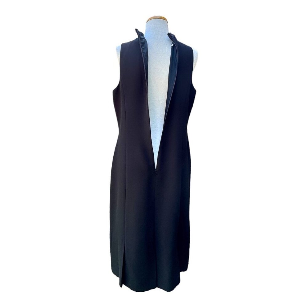 Donna Morgan Petites Beaded Cocktail/Evening Dress Black Size 12 - Picture 9 of 13